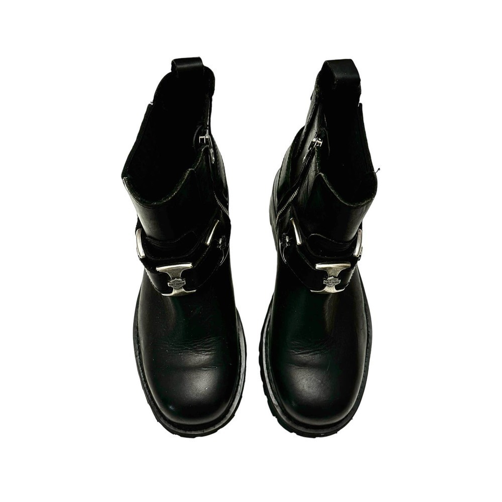 Harley Davidson Leather Biker Boots Style 94144 Size 8 Eur 41